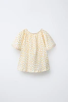LACE PRINT T-SHIRT