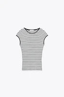 RIBBED T-SHIRT