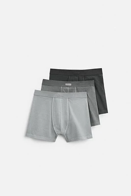 LOT DE 3 CALEÇONS BOXEURS BIMATIÈRES