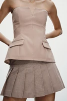 STRAPLESS TOP