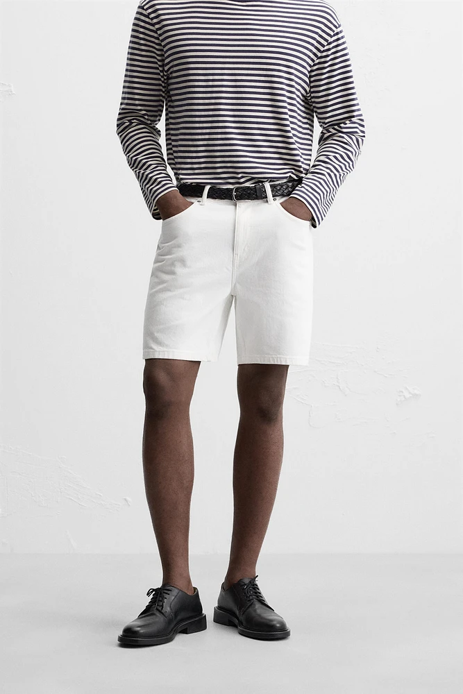 SHORT EN DENIM COUPE CLASSIQUE