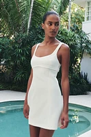 A-LINE SILHOUETTE MINI DRESS