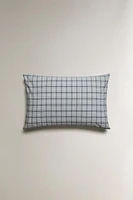 DYED THREAD COTTON PILLOWCASE