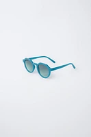 TRANSLUCENT FRAME SUNGLASSES