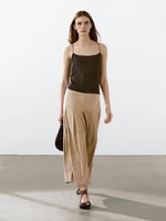 Textured strappy top