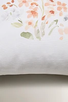 FLORAL PRINT THROW PILLOW COVER