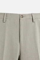 TEXTURED SUIT PANTS