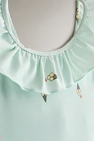 CHILDREN’S ICE CREAM RUFFLED BEACH SWIMSUIT