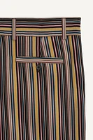 WIDE FIT STRIPED PANTS LIMITED EDITION