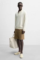 FABRIC LACELESS SNEAKERS