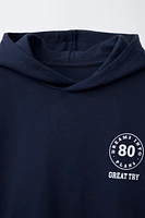 JOGGING HOODED VEST SWEATSHIRT