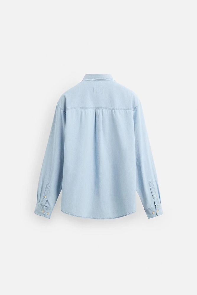 EMBROIDERED DENIM SHIRT