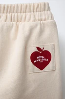 HÔTEL MAGIQUE © X ZARA STRAIGHT-LEG PLUSH PANTS