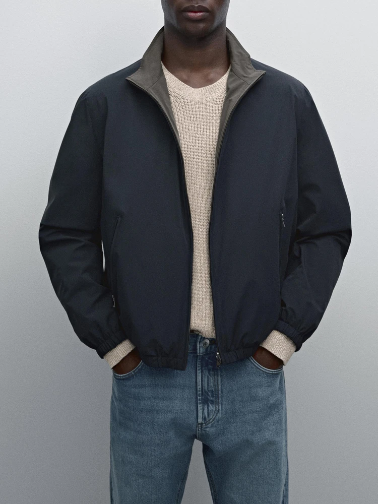 Veste réversible avec élastique