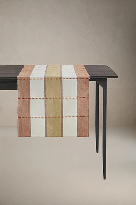 GRID NEEDLECORD TABLE RUNNER