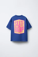 RAISED TEXT T-SHIRT
