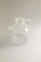 BOROSILICATE GLASS PITCHER WITH LID