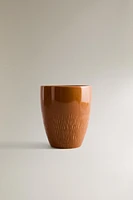 CARAMEL STONEWARE MUG