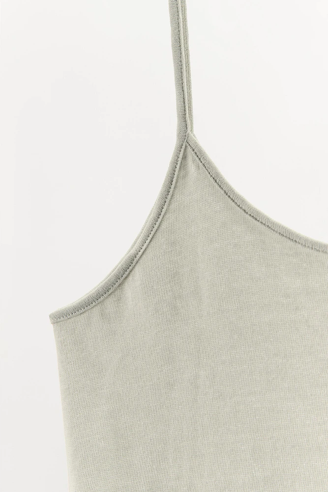 LINEN BLEND TANK TOP