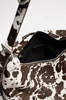 SAC SHOPPER EN CUIR À IMPRIMÉ ANIMALIER