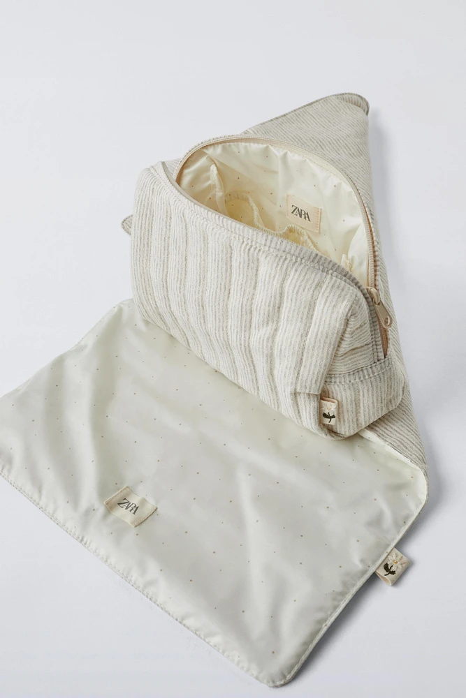 STRIPED DIAPER BAG PACK