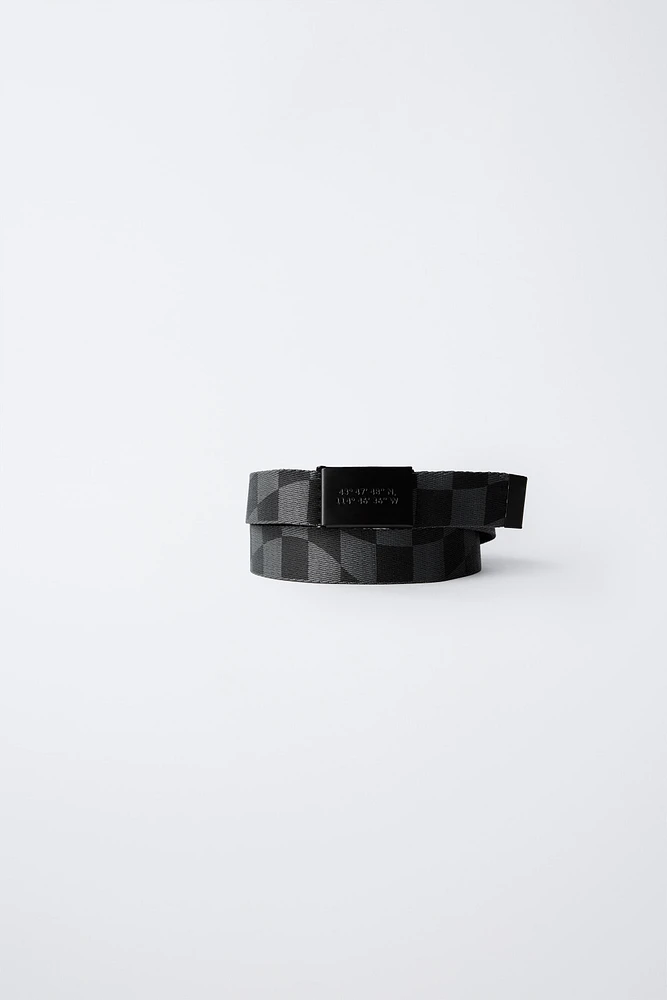 CHECKERED BELT