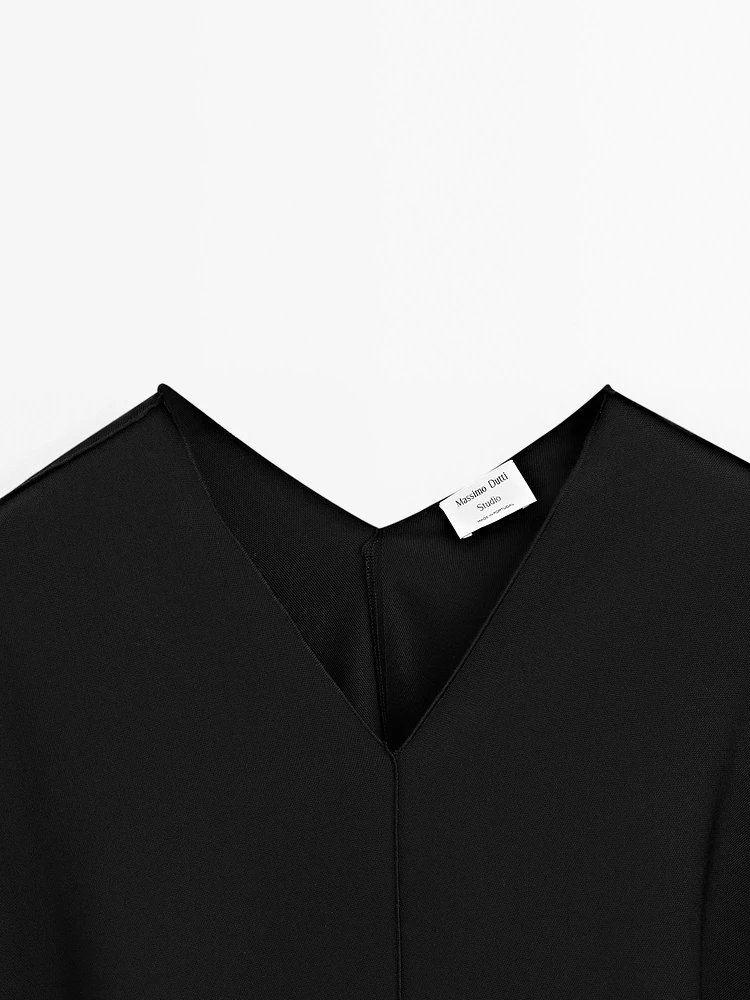 Blouse style cape coupe asymétrique - STUDIO