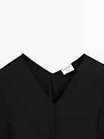 Blouse style cape coupe asymétrique - STUDIO