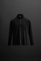 T-SHIRT COL ZIP