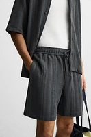 JACQUARD TEXTURED SHORTS