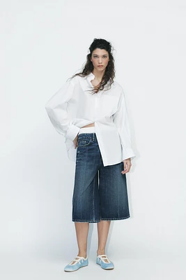CHEMISE OVERSIZE EN POPELINE