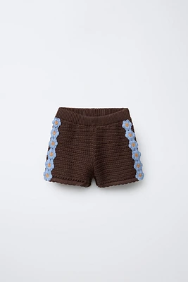 DAISY KNIT SHORTS
