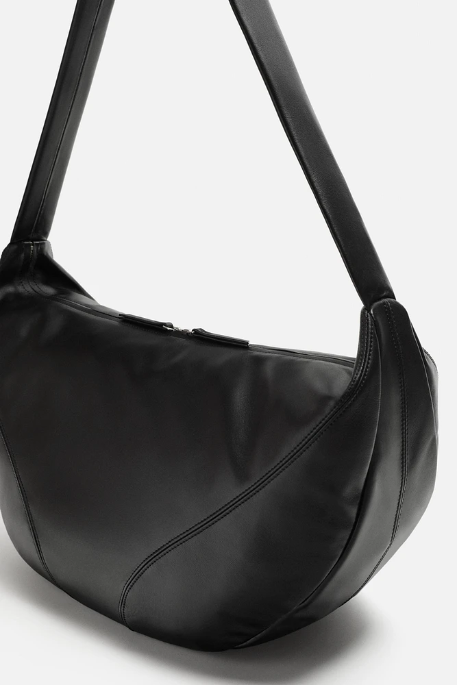 LEATHER SHOULDER BAG