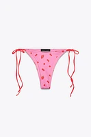 BAS DE BIKINI À IMPRIMÉ TOMATES