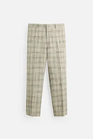LIMITED EDITION CHECKED SUIT PANTS