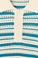 POLO EN MAILLE RAYURES ÉDITION LIMITÉE