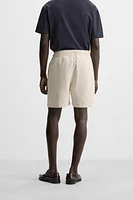 BERMUDA REGULAR FIT STRUCTURÉ