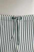 CHILDREN’S STRIPED BEACH SWIMMING TRUNKS