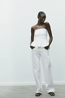 BALLOON STRAPLESS TOP