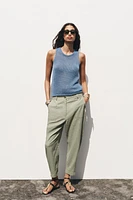 PANTALON DE JOGGING AVEC LIN