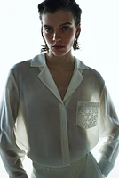 ASYMMETRIC LINEN SKIRT ZW COLLECTION