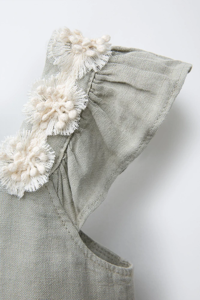 100% LINEN FLORAL SHIRT