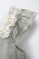 100% LINEN FLORAL SHIRT