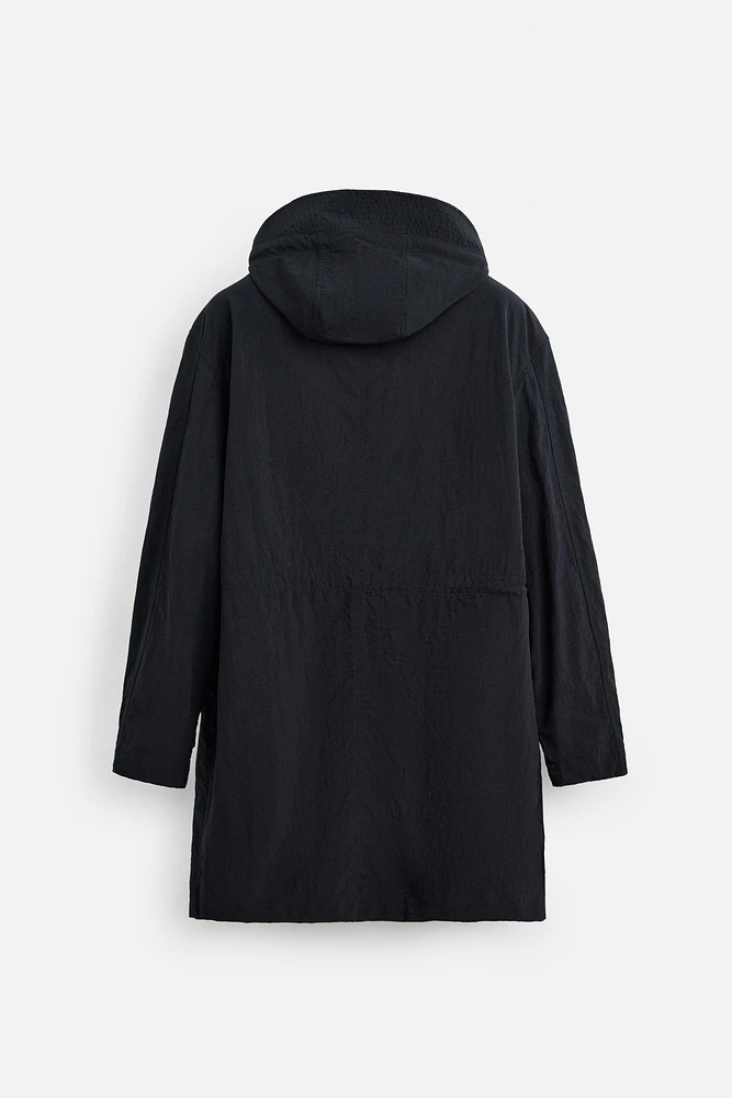 REGULAR FIT TECHNICAL PARKA