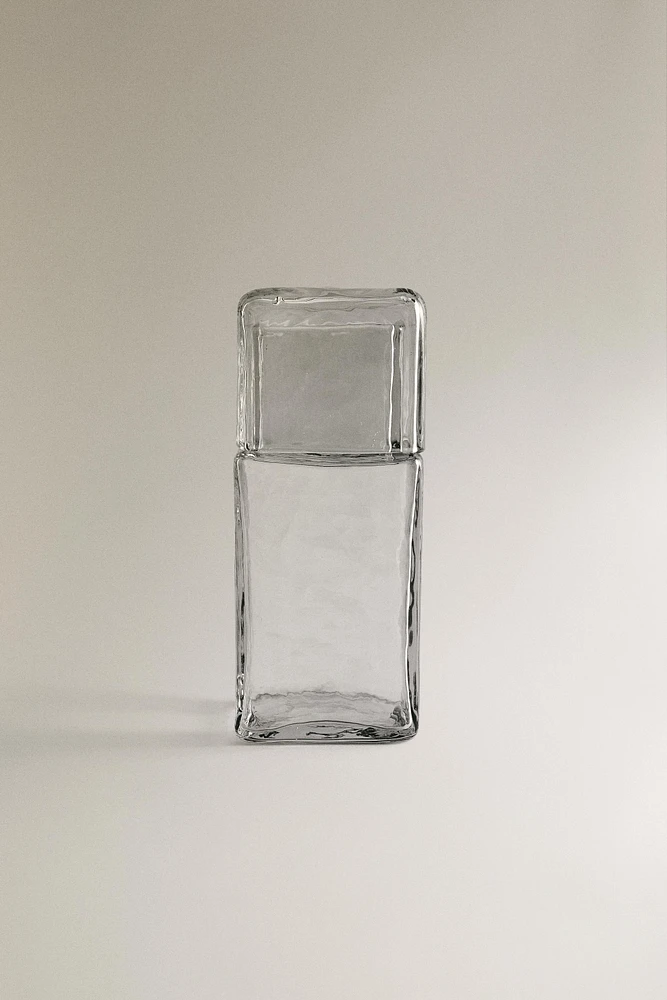 SERVICE DE NUIT MOTIF GÉOMÉTRIQUE (LOT DE 2)