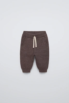 PANTALON DE JOGGING EN MAILLE