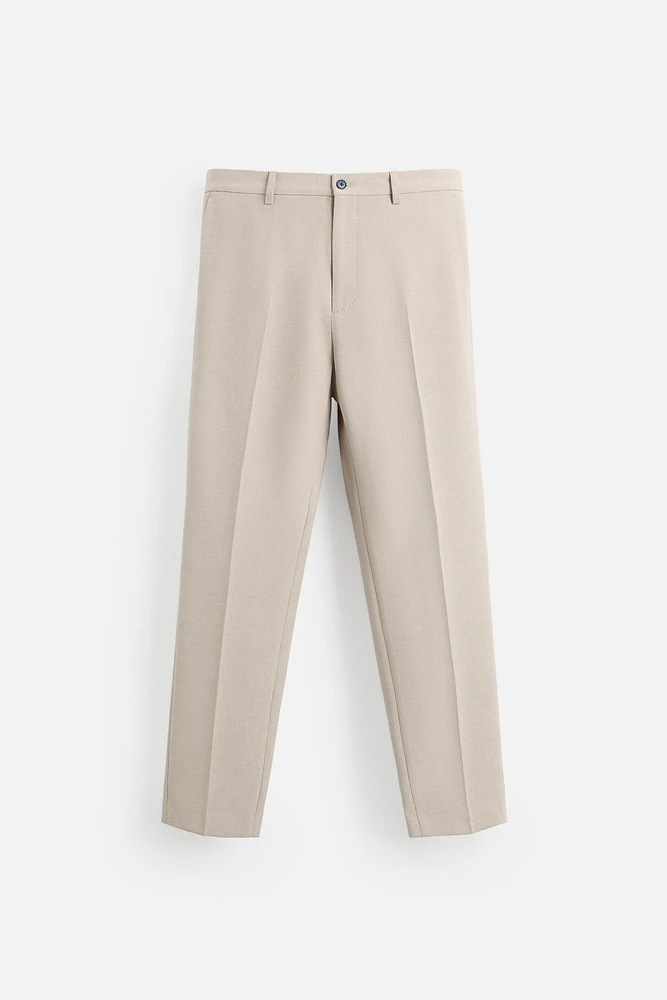 SLIM FIT SUIT PANTS