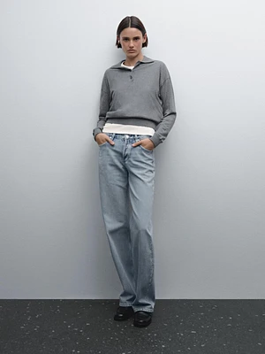 Jean large mid-rise