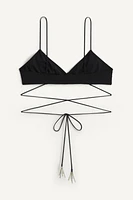 LIMITED EDITION TRIANGLE BRA WITH APPLIQUÉS