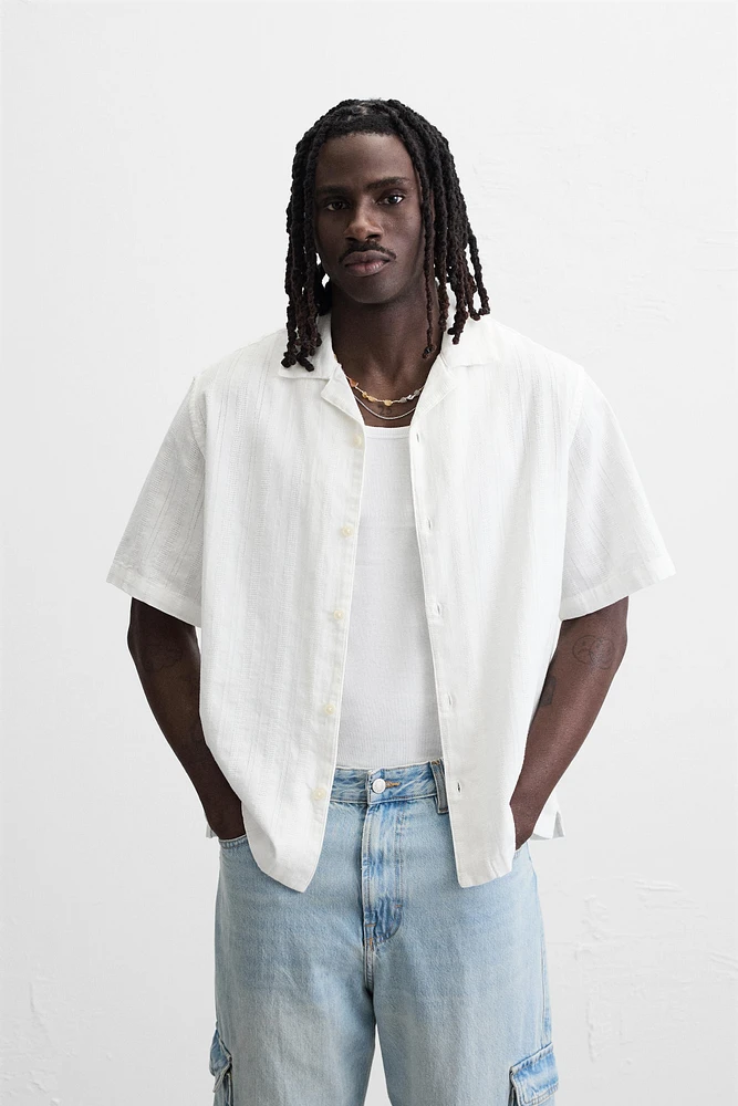 JACQUARD STRIPED SHIRT